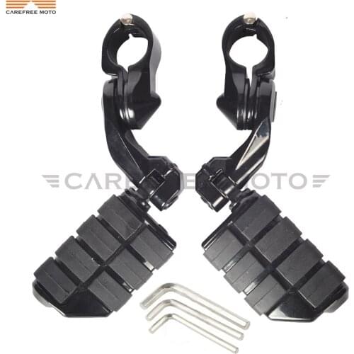 Universal 1 1/4" 32mm Motorcycle Foot Pegs Footrests Foot Boards case for Harley-Davidson HONDA KAWAKASI SUZUKI YAMAHA