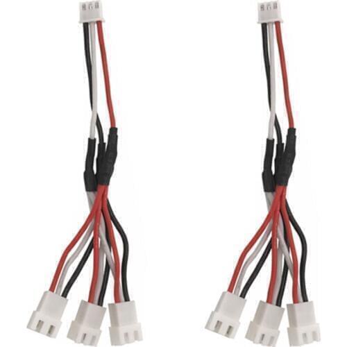 7.4v lipo battery charger 3-in-1cable for SYMA wltoys RC Drone car Li-po Battery Charger XH Plug Multi Output Cable Spare Parts
