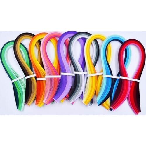 100 Stripe Quillling Paper 3/5mm Width Mixed Gradient Color Lucky Star Origami Handmade Home DIY Card Gifts Craft Paper 54cm