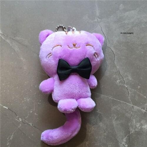 20PCS Plush Cat Toy , Stuffed Animal Plush Cat DOLL TOY ; Key Chain Pendant Gift