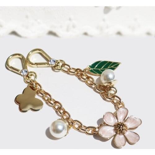 25cm, 30cm Gold Chains for Bags, Clutches, Handbags Short Fashion 8mm Decoration Chains DIY Accessories Flowers Leaves Bag Charm