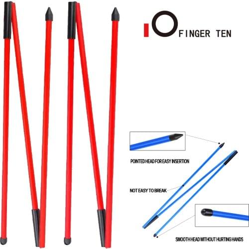 48inch 2Pcs Collapsible Golf Alignment Sticks Set Practice Set up Stick Swing Trainer Rods Putting Training Tool Drop Shipping