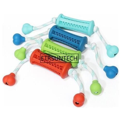 50pcs Cotton Rope Pet Dog Toy Puppy Cat Chew Knot Bone Rope Cleaning Teeth Toy Pet Supplies