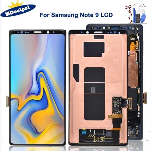 ORIGINAL 6.4'' Inches AMOLED LCD Display + Touch Screen Digitizer Assembly for Samsung Galaxy Note 9 Note9 N960D N960F Repair Pa