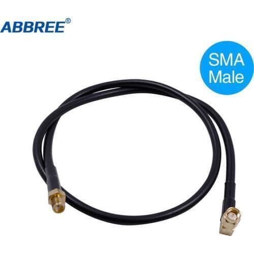 ABBREE AR-152 AR-148 Tactical Antenna SMA-Male Coaxial Extend Cable for Yaesu VX-6R TYT Wouxum Ham Two Way Radio Walkie Talkie