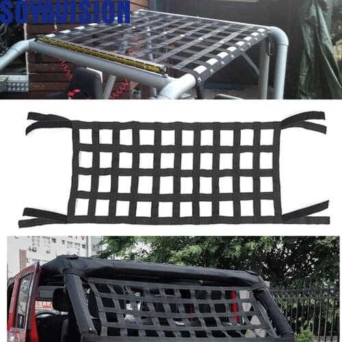 Car Auto Roof Storage Net Hammock for Jeep Wrangler YJ TJ JK JKU JLU Multifunction Mesh Cargo Net