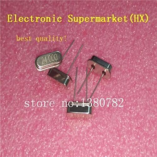 Free Shipping 100pcs/lots HC-49S 24.000MHz 24.000M IC In stock
