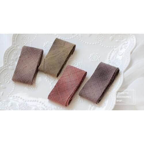 Dailylike Cotton Ribbons Cotton Strips Fabric Ribbon Patchwork Textile for Wrapping Fabric Edges Sewing Fabric DIY Gift Wrapping