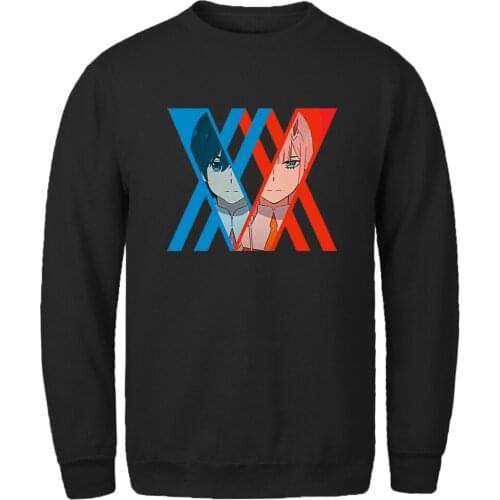 Darling In The Franxx Long Sleeve Mens Sweatshirts Hoodies Casual Brand Clothing Streetwear Pullovers Fashion Moleton Masculino