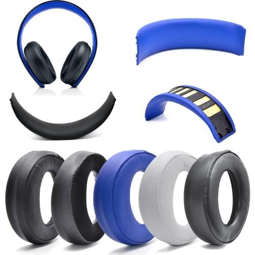 Defean Ear pads cushion Headband pads for Sony PlayStation PS3 PS4 PS Gold Wireless CECHYA-0083 Stereo 7.1 Headphone