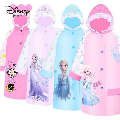 Disney Children Raincoat Boys and Girls Spiderman Raincoat Primary School Students Children Waterproof Raincoat Baby Raincoat