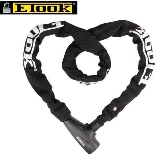 ETOOK 4 Colors Anti-theft Bicycle Chain Lock MTB Mountain Road Bike Key Lock 1000mm Steel Anti-Drilling Cycling Accessories