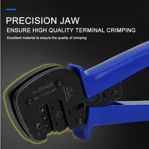 SOLAR PV Crimping Tool A2546B for SOLAR PV Connector Solar Cable 2.5 4 6mm2 PV Crimping Tools Pliers For DIY Solar Power System