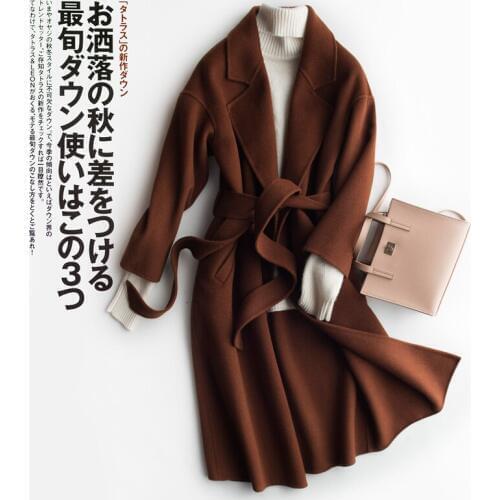 IQKXAJO Women's Cashmere Coats