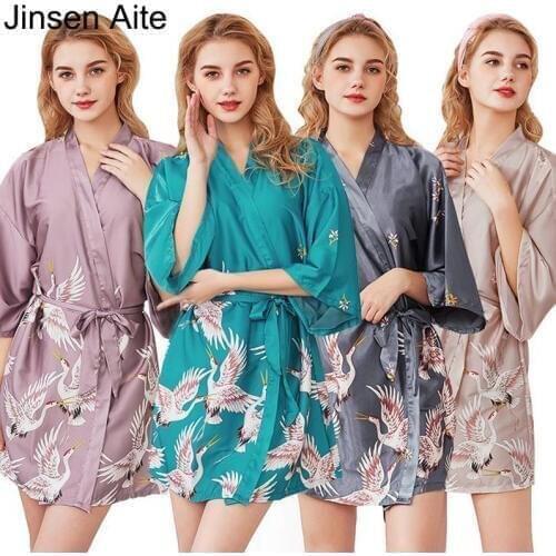 Женские банные халаты Jinsen Aite China At AliExpress