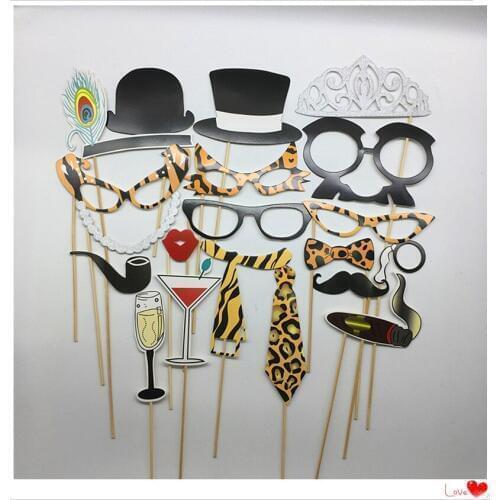 LIFE MAGIC BOX Photo Props Cocktail Party Girl Boy Photography Props Backdrops Vintage Photo Booth