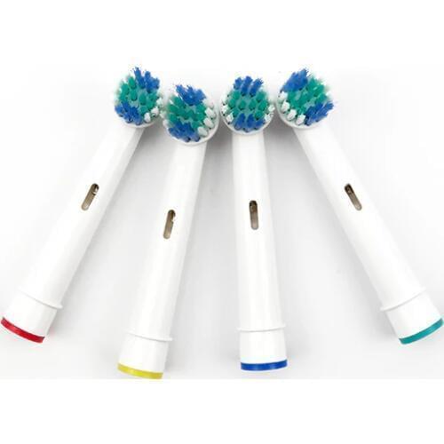 Free Shipping 4 pcs Electric Toothbrush Heads Replacement Cross Action Toothbrush Heads for SB-17A