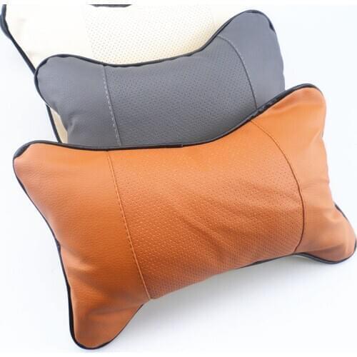 2018 new pu leather headrest pillow universal comfortable neck pillow for Subaru Forester Outback Legacy Impreza XV BRZ Suzuki