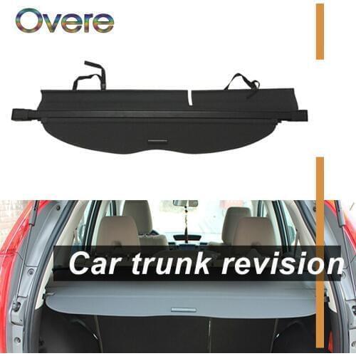 Overe 1Set Car Rear Trunk Cargo Cover For Mazda 5 2013 2014 2015 2016 Car-styling Black Security Shield Shade Auto accessories