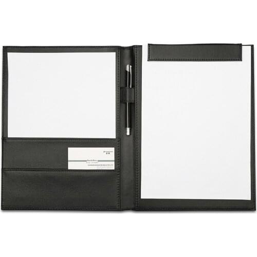 A4 PU Leather File Folder Multifunction Office Supplies Organizer Manager Document Pads Briefcase Padfolio Bags