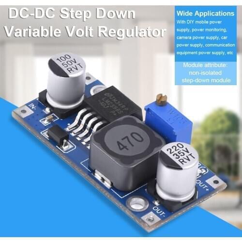 DC DC Converter Adjustable Step Down Adapter Voltage Regulator Module For DIY Mobile Power Module 3.2-40V To 1.25-35V