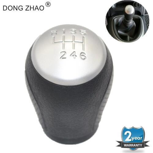 For NISSAN QASHQAI I J10 X-trail 2006 2007 2008 2009 2010 2011 2012 2013 QASHQAI II Car 6 Gear Shift Stick Knobs MT Shift Lever