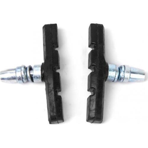 Mountain Road Bicycle Folding Bike V Brake Pads Blocks Stop Bicycle Accessories Pack of 2PCS Black