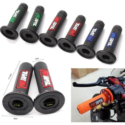 7/8'' Universal Pro Taper Motocross Handlebar Grip Motorcycle Protaper Handle Grips Gel Brake Rubber For Dirt Pit Bike CRF YZF