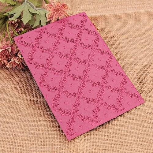 15x15 Lovely Grass Embossing Folders Plastic Halloween Scrapbooking DIY Template Fondant Cake Photo Album Christmas Card Making