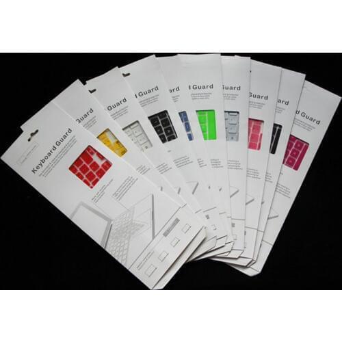 2015 US Rainbow Color Silicone Laptop Keyboard Protector Film For Macbook Air Pro Retina 13 15 17 With Package MEAFO