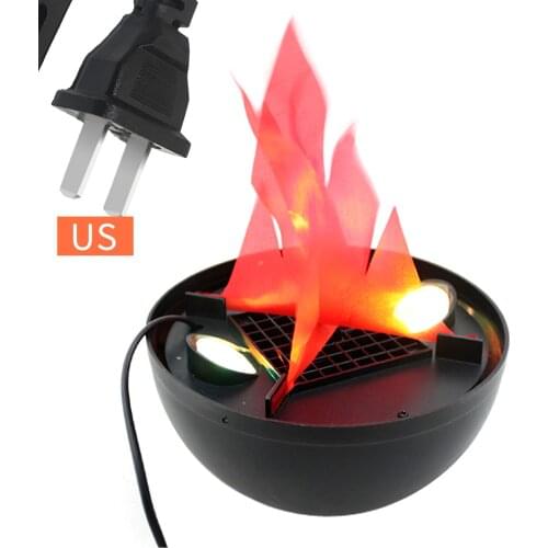 3D Effect Hanging Lamp Decoration Lamp Fake Fire Flame Simulation Torch Artificial Campfire For Christmas Halloween Festival