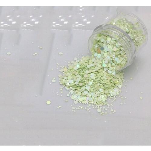 50g/bag Nail Chunky-Sequins Oil Color Series (4 colors Can Choose) ,Nail Decration Manicure Powder Mix Size Nail Sequin