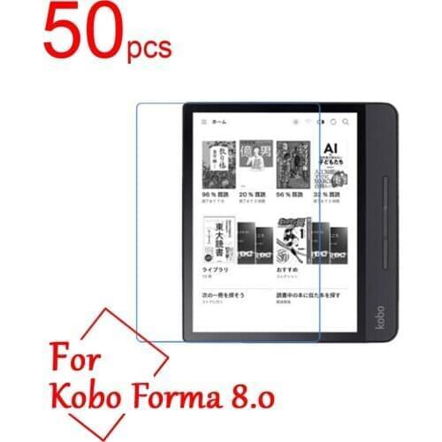 50pcs/lot Ultra Clear/Matte/Nano anti-Explosion LCD Screen Protector Film guard Cover For Kobo Forma 8Inch Protective Film