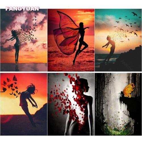 5D Diy Diamond Painting Dream Abstract Character Full Round Square Drill Diamond Embroidery Mosaic Home Decoration Handcrafts