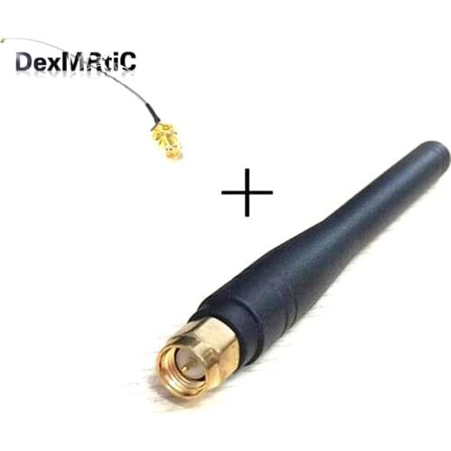 3G Antennas 800/900/1800/1900/2100MHZ 3dBi GSM Aerial SMA Male Omni Aerial + IPX / u.fl To SMA Female Pigtail Cable