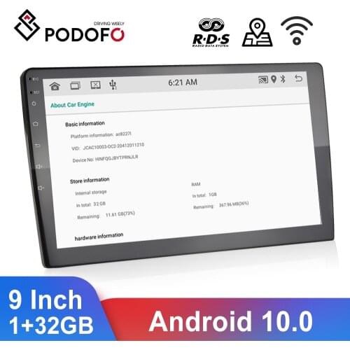 Podofo Car Radio Bluetooth Autoradio MP3 Player SWM-M10 1Din In-Dash Audio Stereo Receiver Car-Styling Electronics Tape Recorder