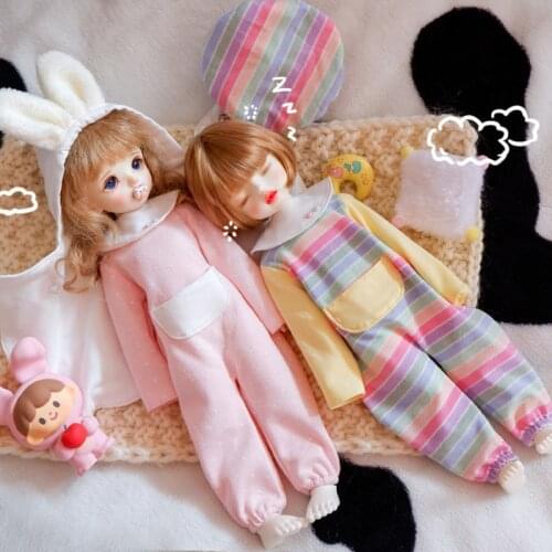 BJD 1/6 Baby Clothes Cute Pajamas Set 1 / 6 Yosd 30cm Bjd Doll Accessories