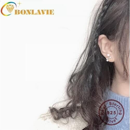 Серьги с жемчугом BONLAVIE China At AliExpress