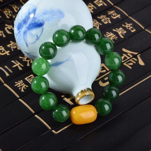 High-grade Natural Bracelets Beeswax Lap Beads Bracelets Gifts Jewelry NASSBORO