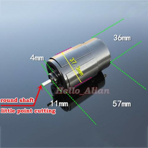 37MM RS-550 DC Motor 6V-7.4V 13200RPM High Speed High Torque Engine DIY RC Car Boat Model