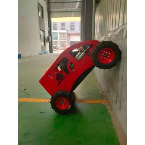 Grass Cutter Wheel Type Grass Cutting Robot 200m Remote Control RC Lawn Mower Robot Gasoline Agricultural Mowing Machine