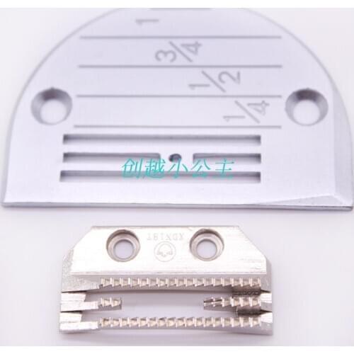 Computer sewing machine needle plate Direct drive computer flat car needle plate Fang De 502803 E needle plate All steel hardnes