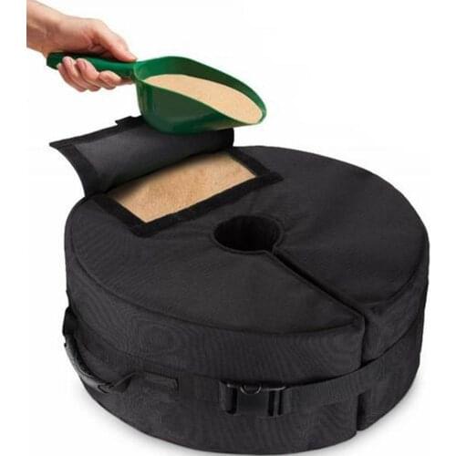 Round Weight Sand Bags Umbrella Base Stand Tent Leg Weighted Outdoor Sun Shelter Fixed Sandbag Camping Tool Accessories