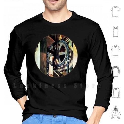 Mechanical Advantage Hoodies Long Sleeve Chain Drive Drive Chain Gear Sprocket Sprocket Gear Mill Grist Mill