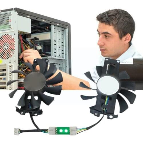 New 12V Cooler Fan Replace For ZOTAC Zotac GTX950 GTX1060 Graphics GTX960 GA81S2U Card 75mm Cooling Fan J2C9