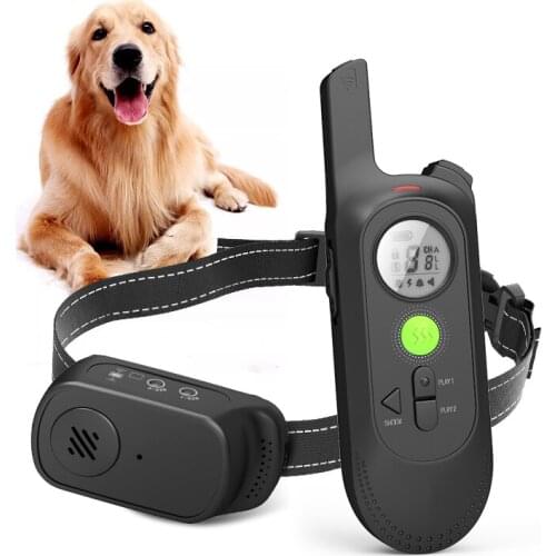 800m Dog collar Electric Dog Training Collar Pet Remote Control Waterproof Rechargeable with LCD Display ошейник для собак