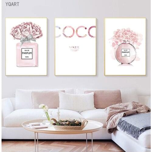 Lashes Black Lips Women Poster Print Nordic Wall Art Canvas Painting Simplicity Perfume Books Picture Modern Salon Beauty Decor