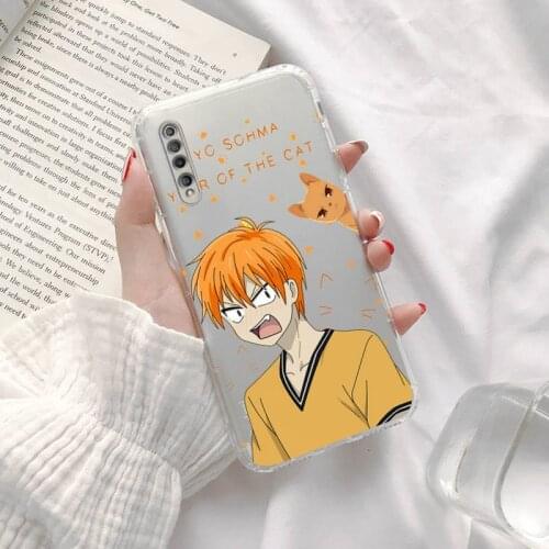 Fruits Basket Kyo Sohma anime Phone Case Transparent for Redmi note cc K 30 10 20 8 9 8 S E T X PRO cover funda shell