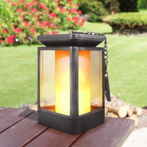 Waterproof Solar Garden Light Flame Torch Flickering Lamp Outdoor Lantern Landscape Yard Path Decorate Atmosphere Lighting
