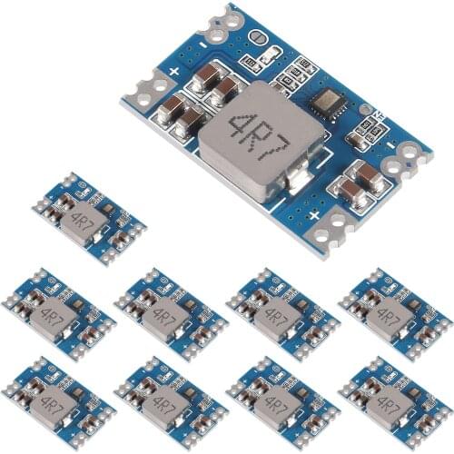 10 PCS Mini 560 DC-DC Boost Converter 5A Adjustable Step Up Module Voltage Regulator Board Input Voltage 5V-20V to 3.3V Output